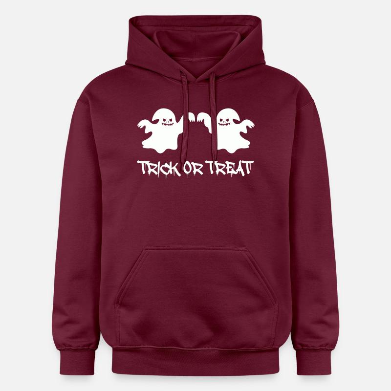 fantômes : trick or treat - Sweat à capuche Softstyle® Gildan Unisexe - maroon