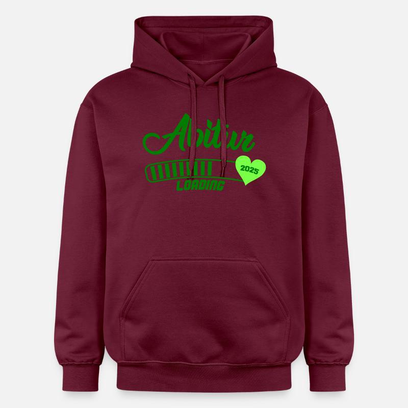 Abitur Loading 2025 - Sweat à capuche Softstyle® Gildan Unisexe - maroon