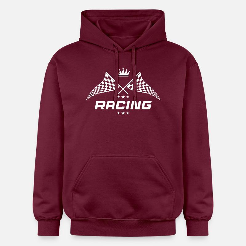 Symbole de course - Sweat à capuche Softstyle® Gildan Unisexe - maroon