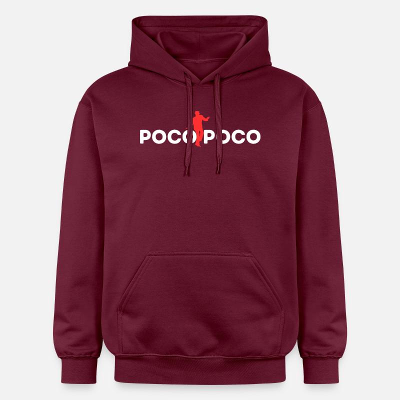 Imprimé INDONET Poco Poco - Sweat à capuche Softstyle® Gildan Unisexe - maroon