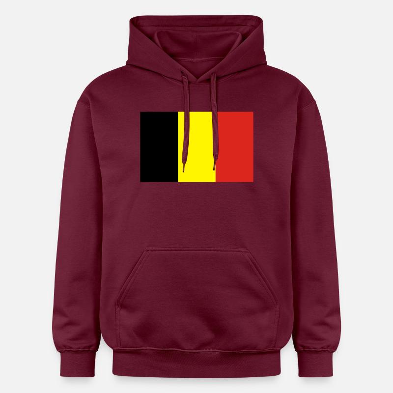 Belgique - Sweat à capuche Softstyle® Gildan Unisexe - maroon