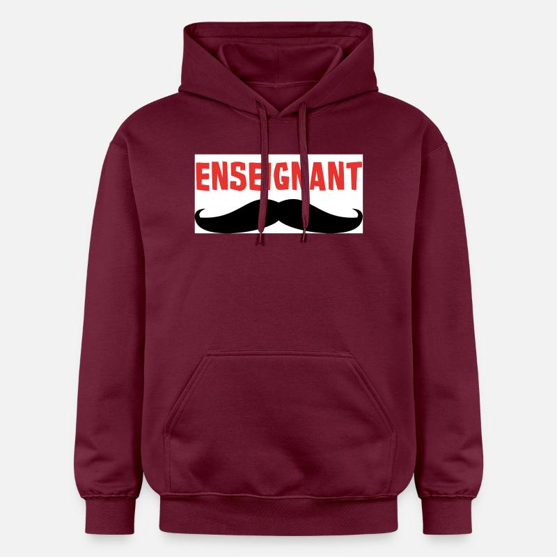ENSEIGNANT - Sweat à capuche Softstyle® Gildan Unisexe - maroon