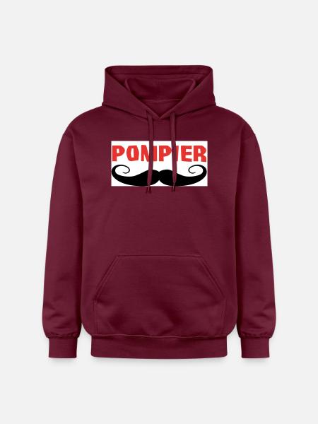POMPIER - Sweat à capuche Softstyle® Gildan Unisexe - maroon