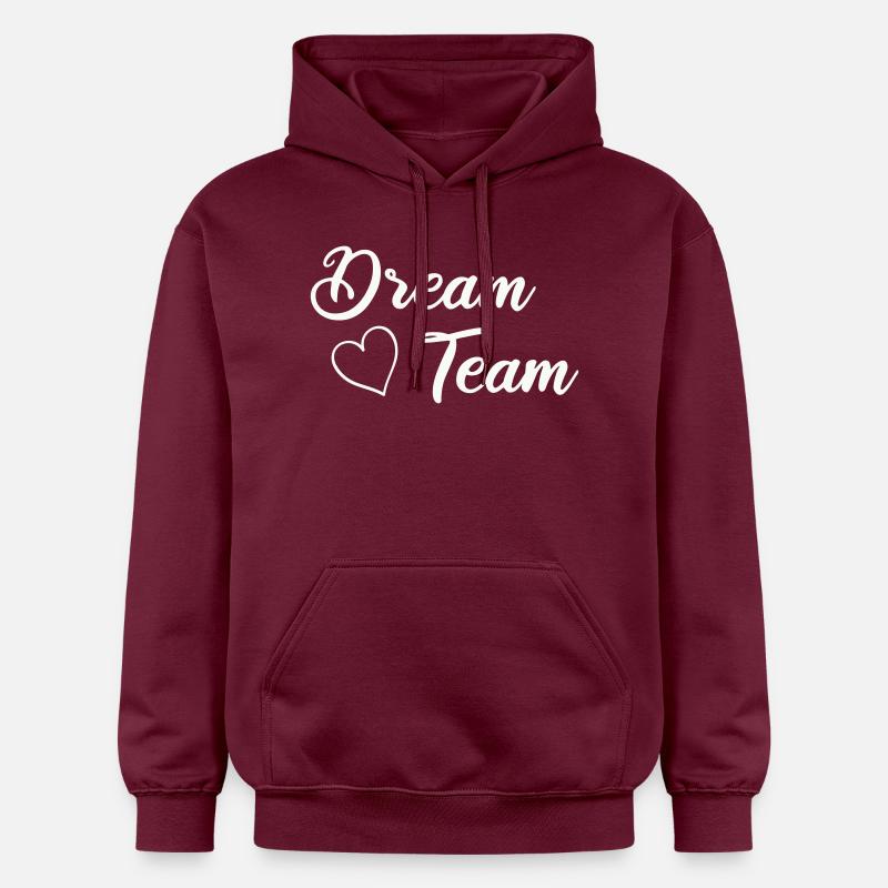 Équipe de rêve - Sweat à capuche Softstyle® Gildan Unisexe - maroon