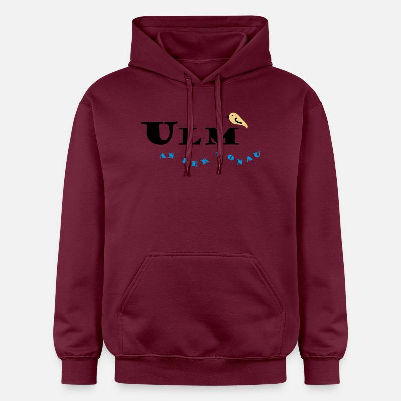 ulm - Sweat à capuche Softstyle® Gildan Unisexe - maroon