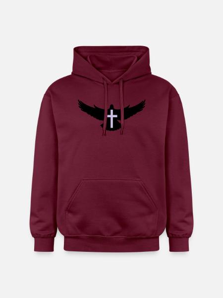 taube_heiliger_geist2 - Gildan Unisex Softstyle® Midweight Hoodie - Maroon