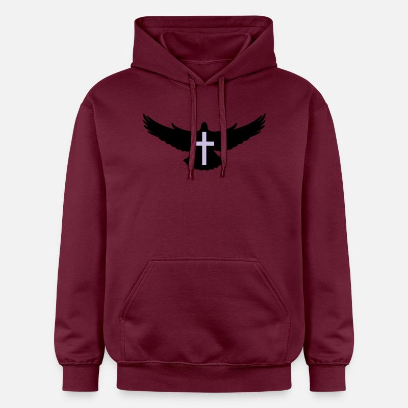 taube_heiliger_geist2 - Sweat à capuche Softstyle® Gildan Unisexe - maroon