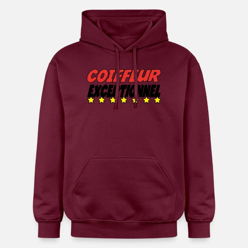 COIFFEUR exceptionnel - Sweat à capuche Softstyle® Gildan Unisexe - maroon