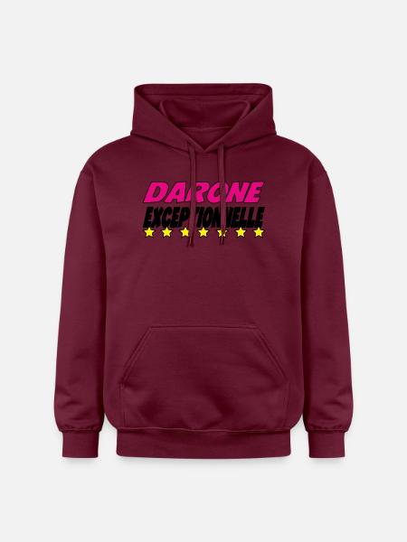 DARONE exceptional - Gildan Unisex Softstyle® Midweight Hoodie - maroon
