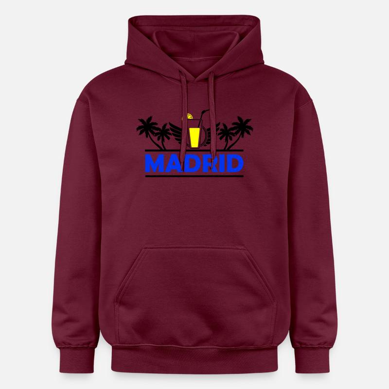 Madrid 2 - Sweat à capuche Softstyle® Gildan Unisexe - maroon