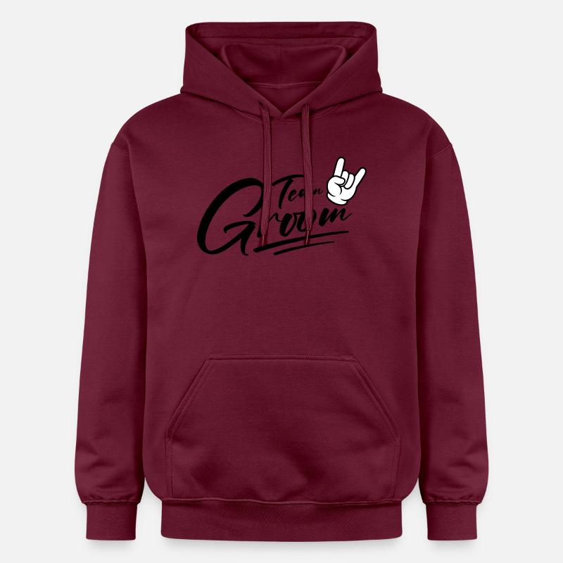 Marié Equipe Marié Bavier - Sweat à capuche Softstyle® Gildan Unisexe - maroon