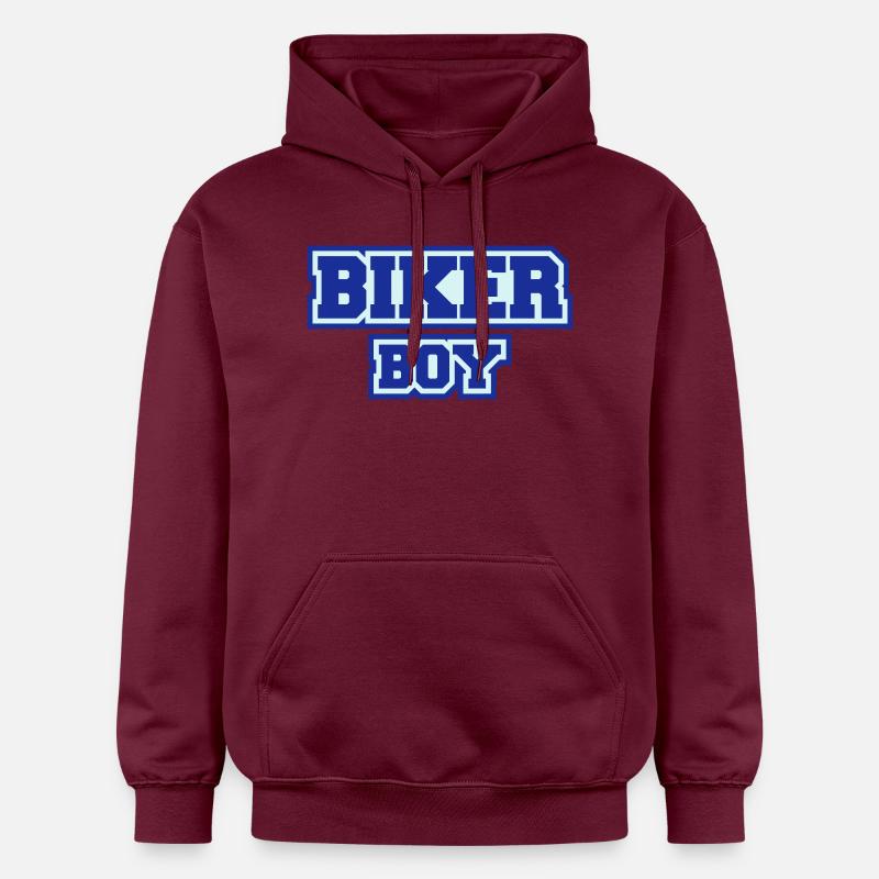 Biker Boy - Sweat à capuche Softstyle® Gildan Unisexe - maroon