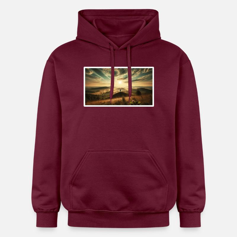 Hypermétropie - Sweat à capuche Softstyle® Gildan Unisexe - maroon