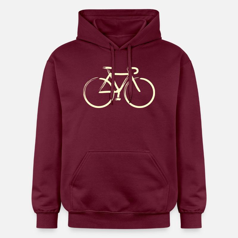 Traits de crème - Sweat à capuche Softstyle® Gildan Unisexe - maroon