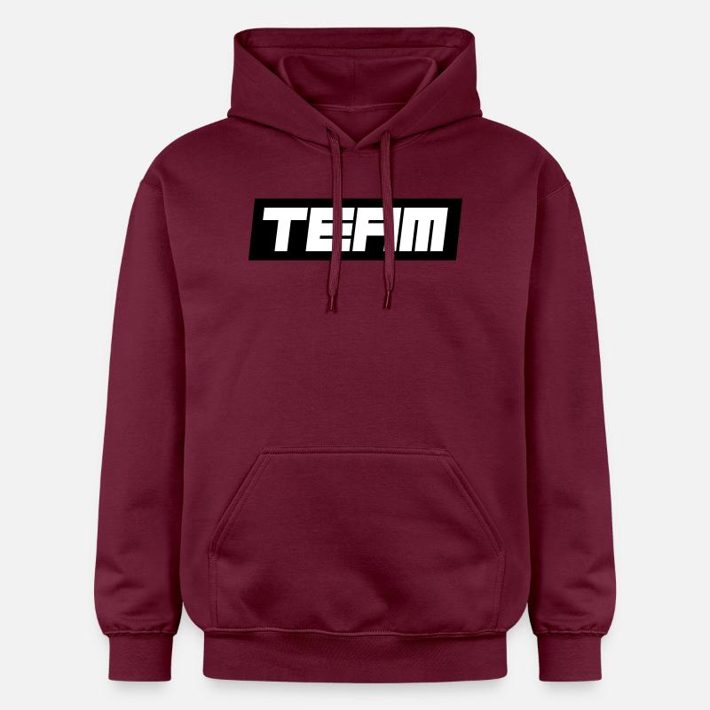 Équipe - Sweat à capuche Softstyle® Gildan Unisexe - maroon