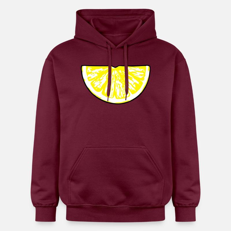 lemon_slice - Sweat à capuche Softstyle® Gildan Unisexe - maroon