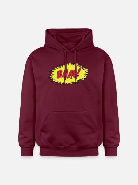 Comic Book BAM! - Gildan Unisex Softstyle® Midweight Hoodie - maroon