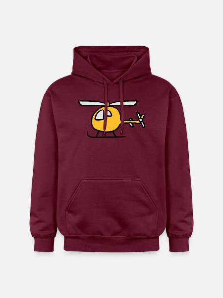 Comic cartoon kids Heli cute - Gildan Unisex Softstyle® Midweight Hoodie - maroon