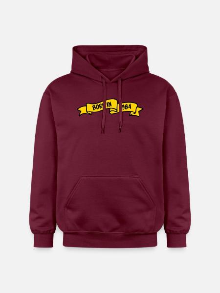 1984 - Sweat à capuche Softstyle® Gildan Unisexe - maroon