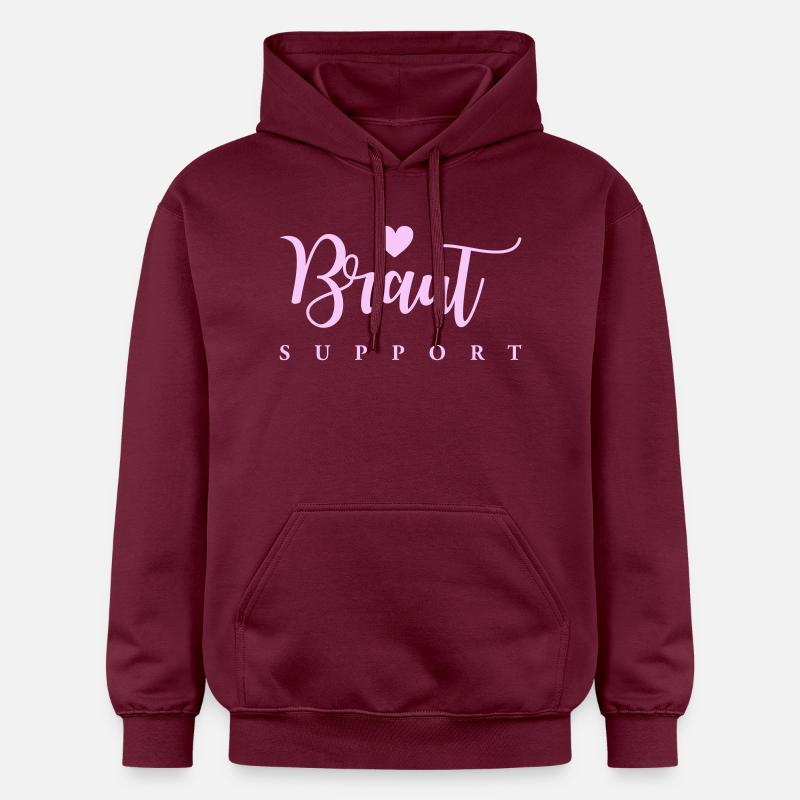 Soutien à la mariée - Sweat à capuche Softstyle® Gildan Unisexe - maroon