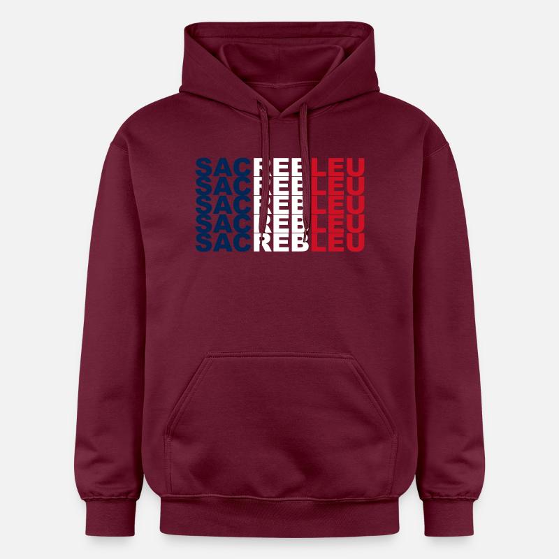 Sacrebleu - Sweat à capuche Softstyle® Gildan Unisexe - maroon