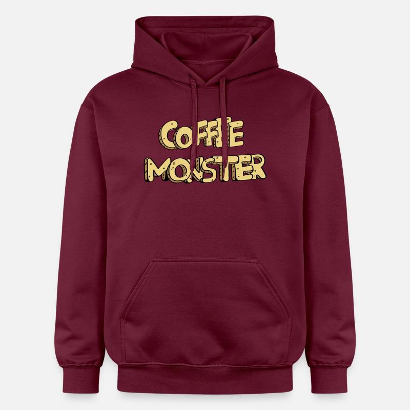 textcoffee_monster - Sweat à capuche Softstyle® Gildan Unisexe - maroon