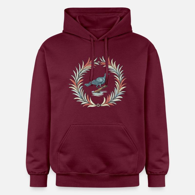 Le Rossignol à Mårtes - Sweat à capuche Softstyle® Gildan Unisexe - maroon
