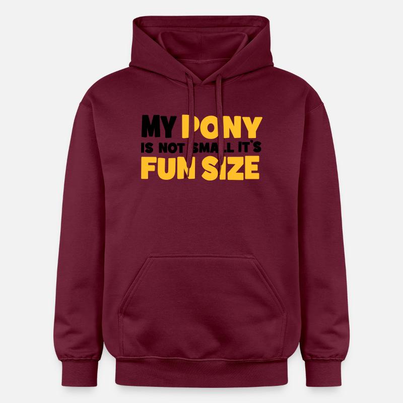 Pony - Sweat à capuche Softstyle® Gildan Unisexe - maroon