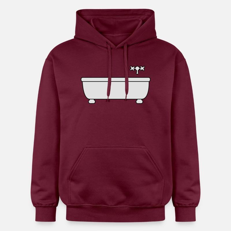 Bath - Sweat à capuche Softstyle® Gildan Unisexe - maroon