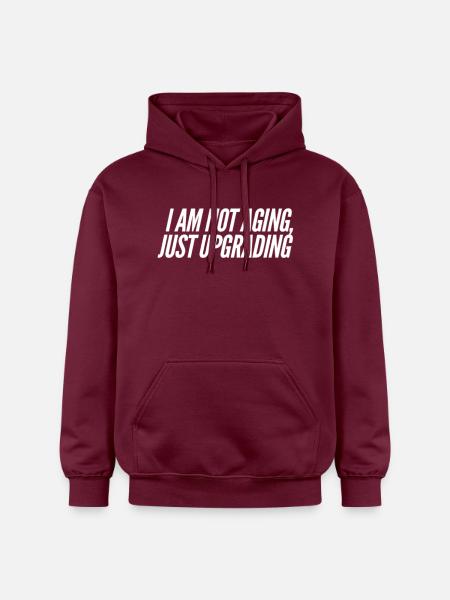 Funny birthday saying - Gildan Unisex Softstyle® Midweight Hoodie - maroon