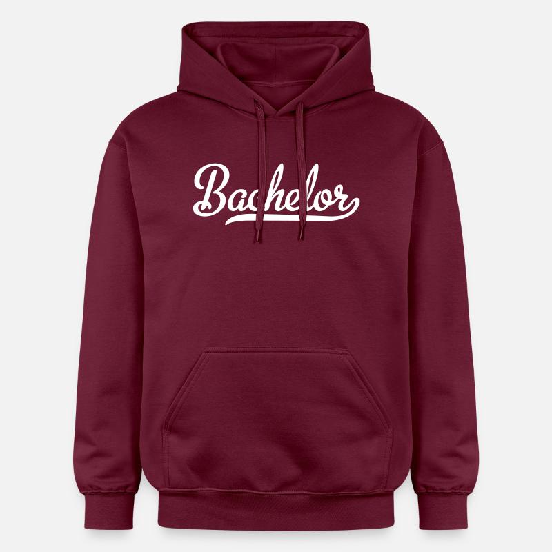 Célibataire - Sweat à capuche Softstyle® Gildan Unisexe - maroon