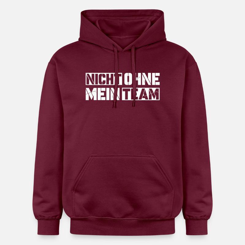 sans mon équipe - Sweat à capuche Softstyle® Gildan Unisexe - maroon