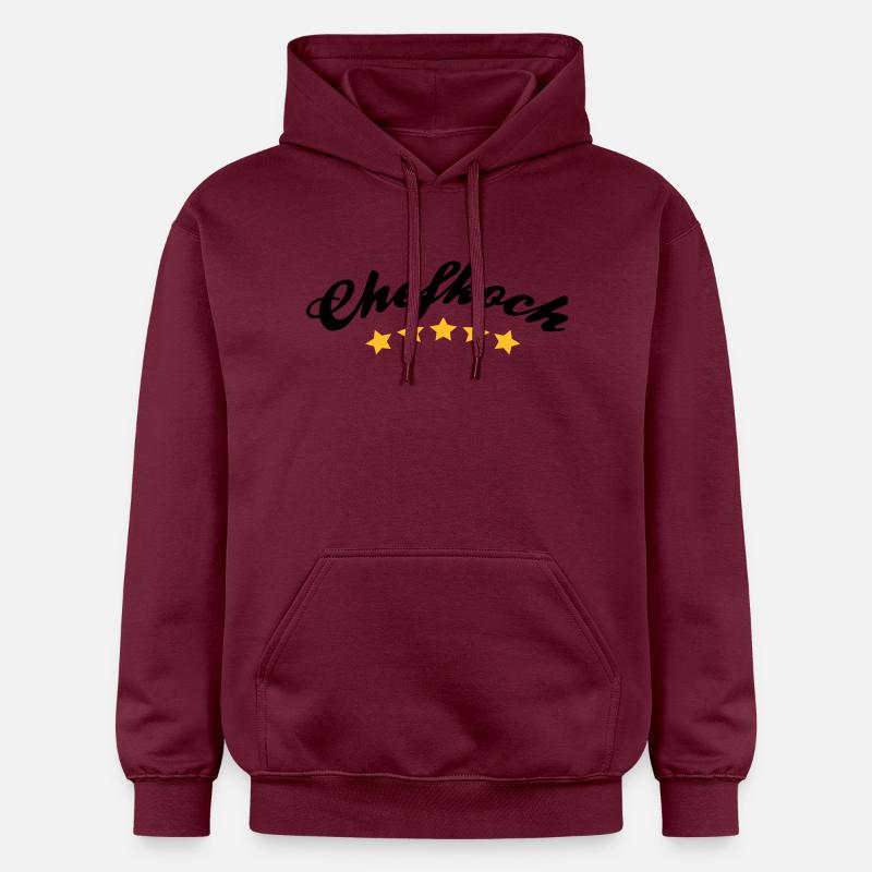 chef - Sweat à capuche Softstyle® Gildan Unisexe - maroon