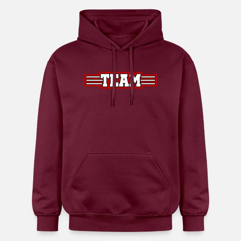 Ligne d’équipe - Sweat à capuche Softstyle® Gildan Unisexe - maroon