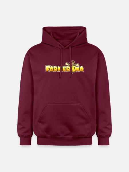 Farmerama Logo - Gildan Unisex Softstyle® Midweight Hoodie - Maroon