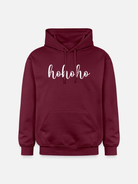 hohoho - Sweat à capuche Softstyle® Gildan Unisexe - maroon