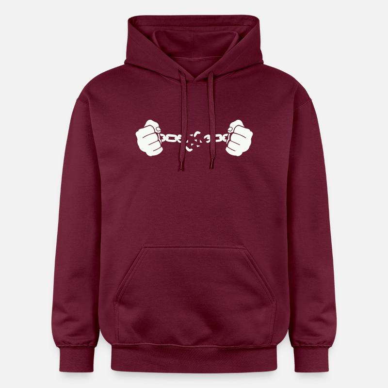 Chaîne à main - Sweat à capuche Softstyle® Gildan Unisexe - maroon