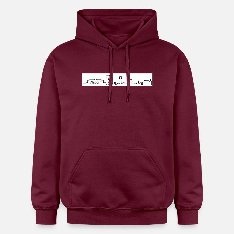 Silhouette Alsdorf - Sweat à capuche Softstyle® Gildan Unisexe - maroon