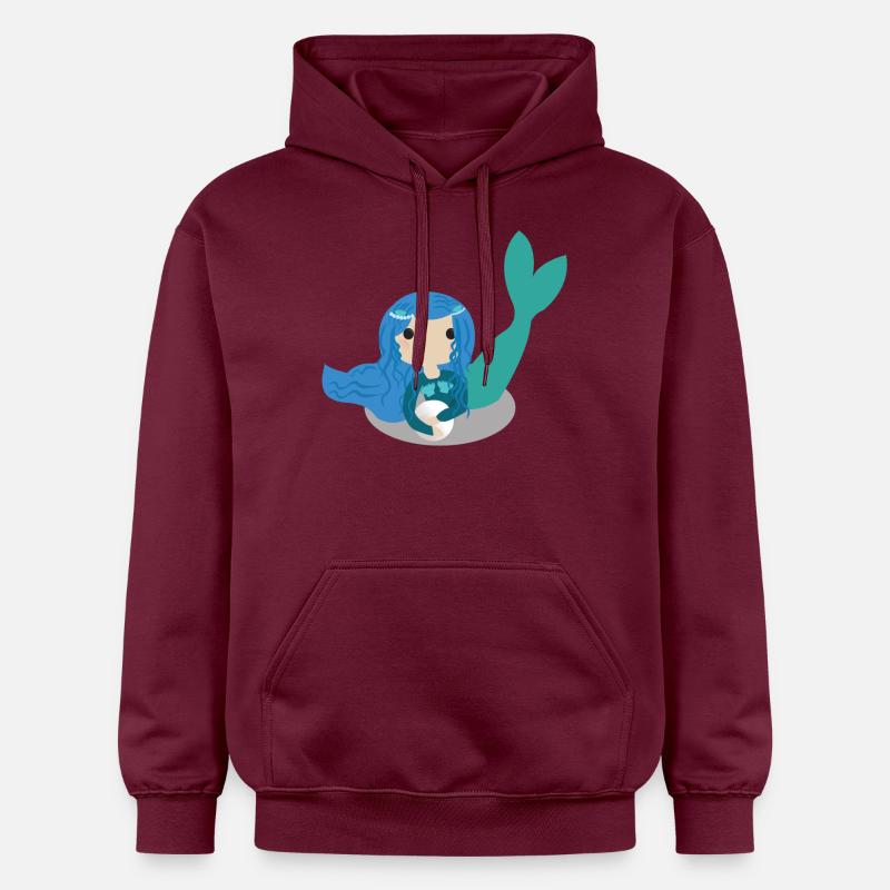 Perle de coquille de sirène - Sweat à capuche Softstyle® Gildan Unisexe - maroon