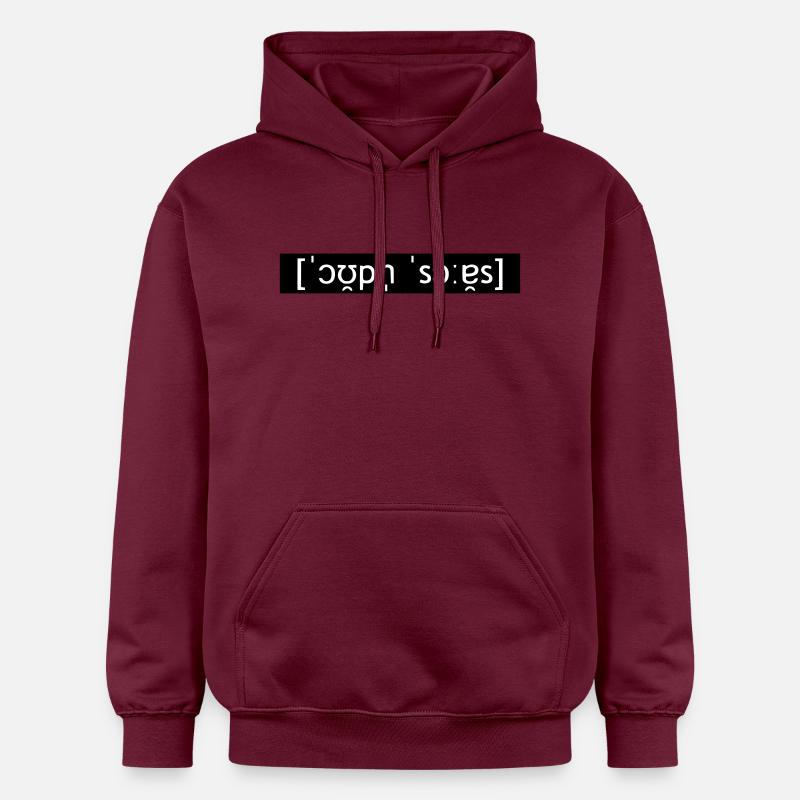 OPEN SOURCE LAUTSCHRIFT - SIMPLE - Gildan Unisex Softstyle® Midweight Hoodie - maroon