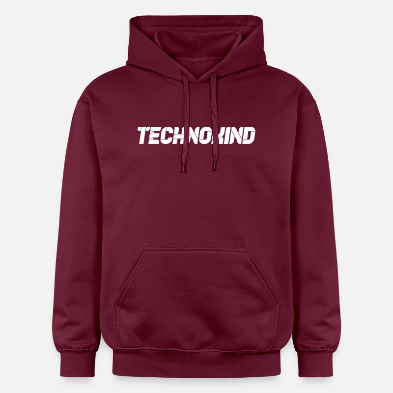 Technokind - Gildan Unisex Softstyle® Midweight Hoodie - Maroon
