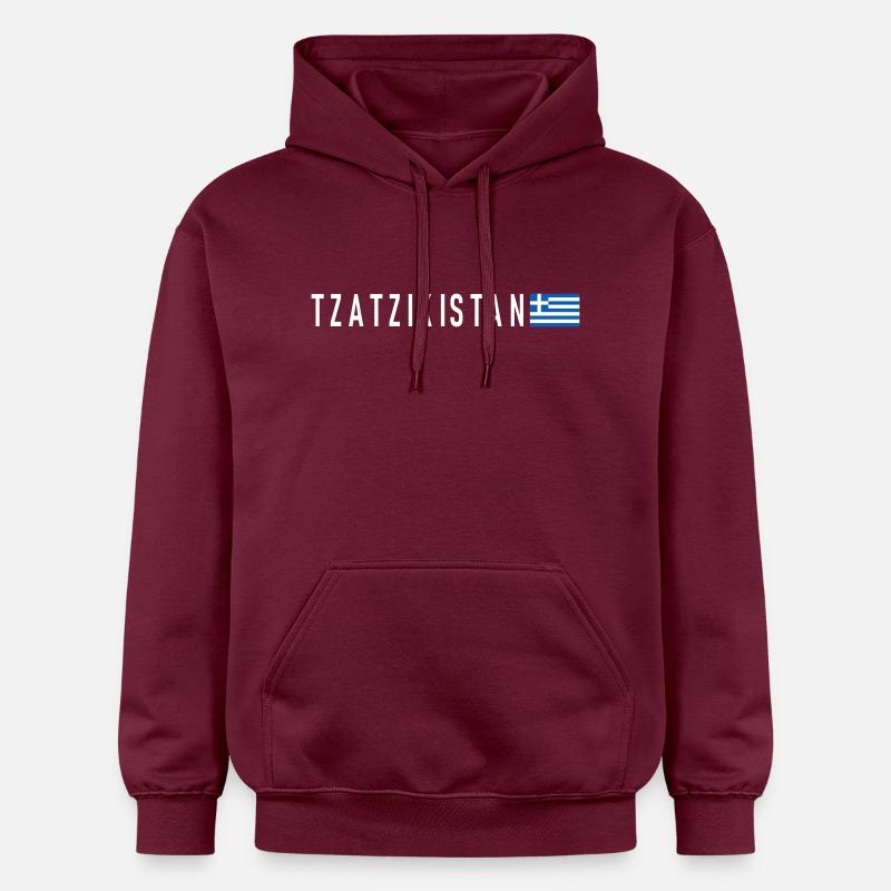 TZATZIKISTAN - Sweat à capuche Softstyle® Gildan Unisexe - maroon