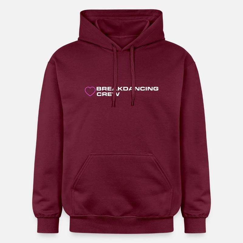 Équipe de breakdance - Sweat à capuche Softstyle® Gildan Unisexe - maroon