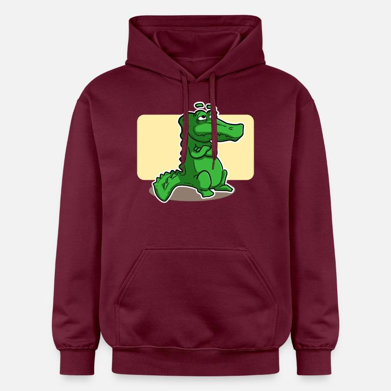 crocodile doux - Sweat à capuche Softstyle® Gildan Unisexe - maroon