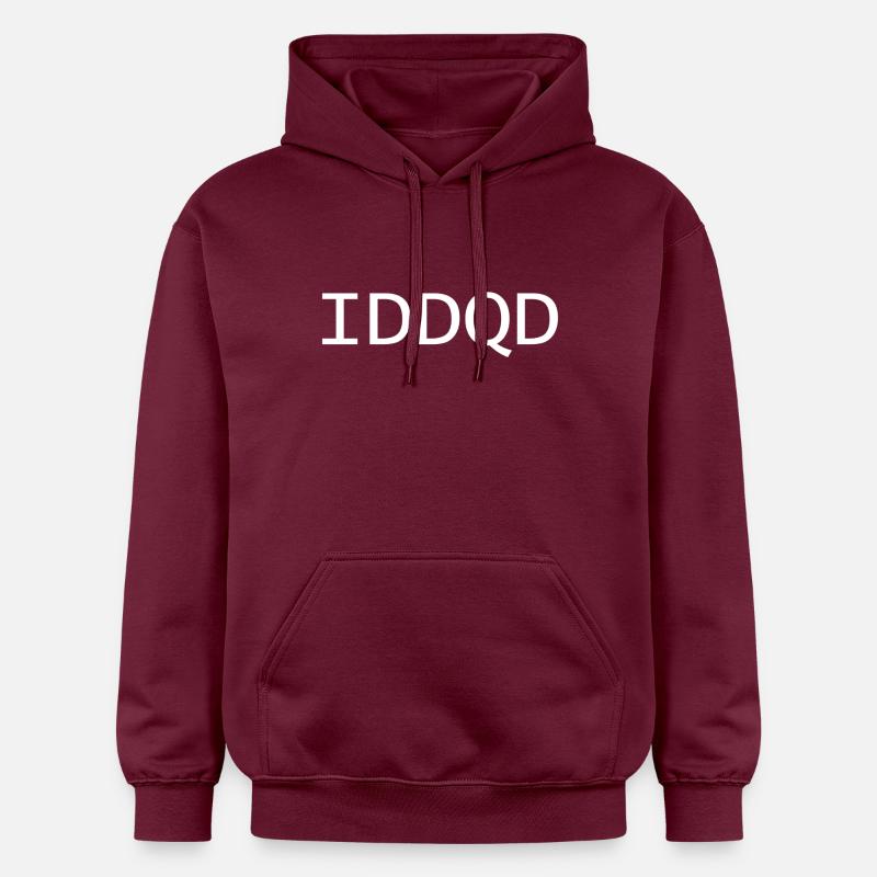 IDDQD - DOOM II Cheater - Sweat à capuche Softstyle® Gildan Unisexe - maroon
