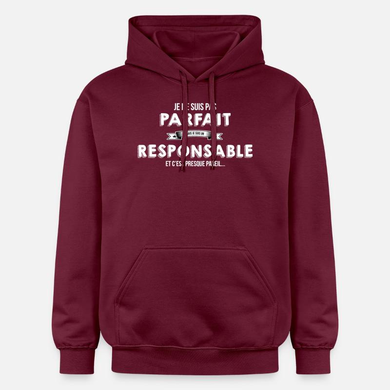 Responsable - Sweat à capuche Softstyle® Gildan Unisexe - maroon