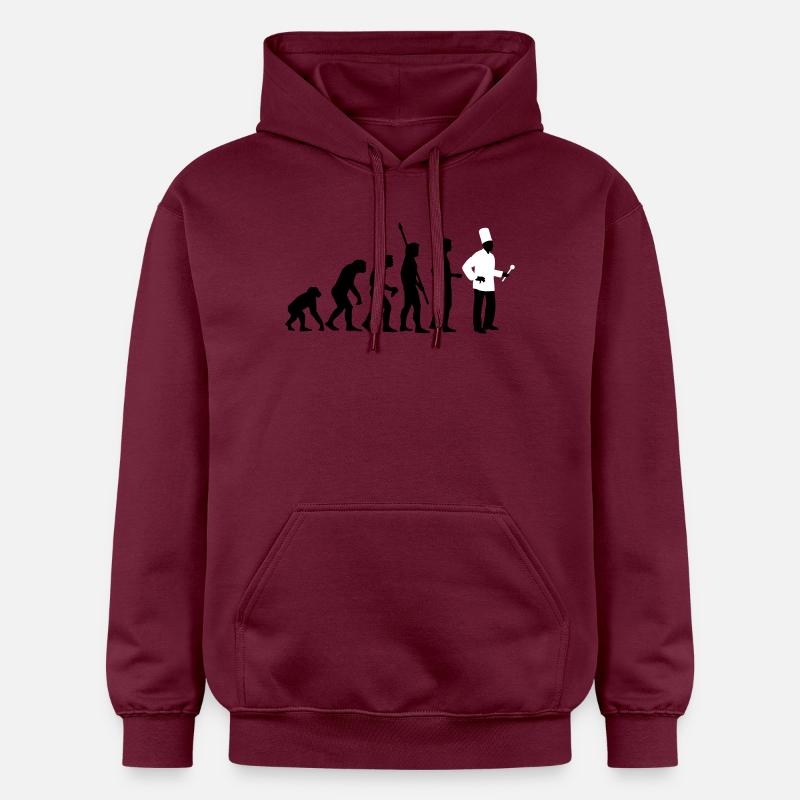 evolution_koch_2c - Sweat à capuche Softstyle® Gildan Unisexe - maroon