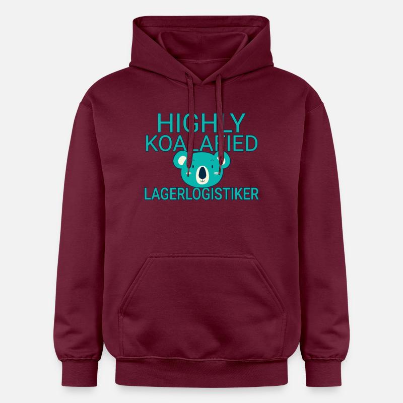 Entreprise de logistique d’entrepôt Koalafied - Sweat à capuche Softstyle® Gildan Unisexe - maroon