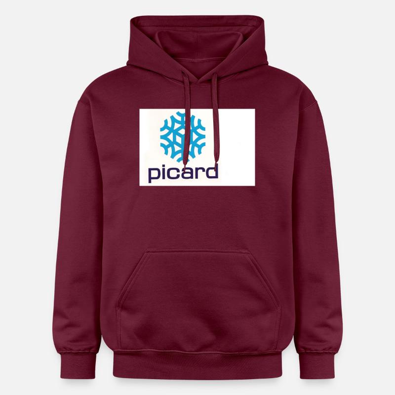picard - Sweat à capuche Softstyle® Gildan Unisexe - maroon