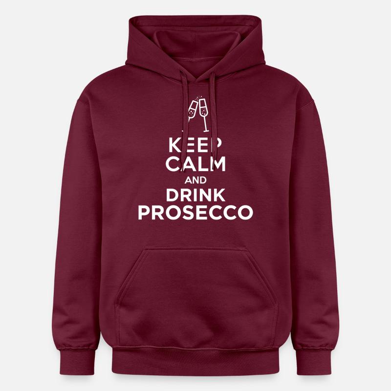 ok keepcalm prosecco - Sweat à capuche Softstyle® Gildan Unisexe - maroon